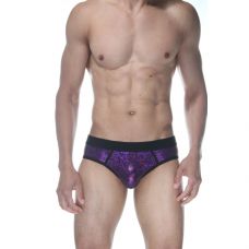 Сексуальные фиолетовые блестящие трусы-джоки Сексуальные фиолетовые блестящие трусы-джоки