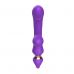 Фиолетовый вибратор-кролик с вакуумной стимуляцией клитора - 24,6 см.