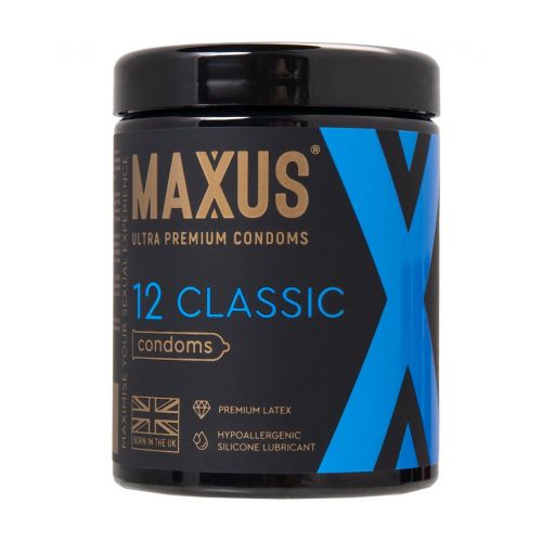 Классические презервативы MAXUS Classic - 12 шт.