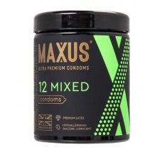 Презервативы MAXUS Mixed - 12 шт.