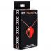 Красное ожерелье с подвеской-вибратором 10X Vibrating Silicone Heart Necklace