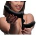 Черный вибрострапон Double Take 10X Double Penetration Vibrating Strap-on Harness