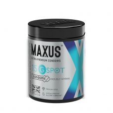 Гладкие презервативы Maxus G spot с двойной спиралью - 15 шт.