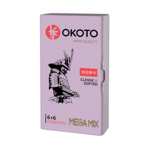 Презервативы OKOTO Mega Mix - 12 шт.