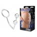 Кольцо на пенис с анальным стимулятором Two Bead Stainless Steel Anal Hook   Cock Ring