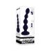 Фиолетовые анальные бусы с вибрацией и вращением Pleasure Orbit - 17,8 см.