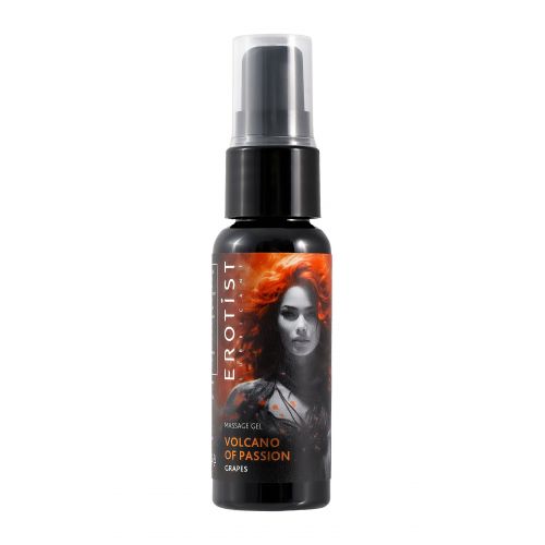 Гель с эффектом вибрации Volcano Of Passion со вкусом винограда - 25 мл.