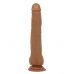 Темно-бежевый фаллоимитатор-гигант на присоске Dick - 28 см.