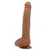 Темно-бежевый фаллоимитатор-гигант на присоске Dick - 28 см.