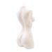 Белая интерьерная свеча в форме женского торса - 850 гр.