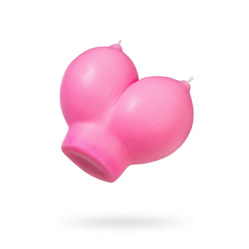 Розовая свеча «Сиськи» - 150 гр.