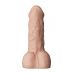 Телесный фаллоудлинитель с мошонкой Cock Next - 19 см.