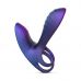 Фиолетовое эрекционное виброкольцо с клиторальной подушечкой Infinity Ignite