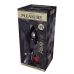 Серебристая анальная втулка Mini Metal Butt Plug Size M с красным кристаллом