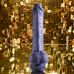 Фиолетовый вибратор на присоске с поступательными движениями Pleasure Rider - 22,2 см.