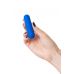 Синяя силиконовая перезаряжаемая вибропуля Nep - 8 см.