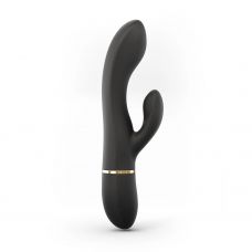 Черный вибратор-кролик Dorcel Glam Rabbit - 21 см. Черный вибратор-кролик Dorcel Glam Rabbit - 21 см.
