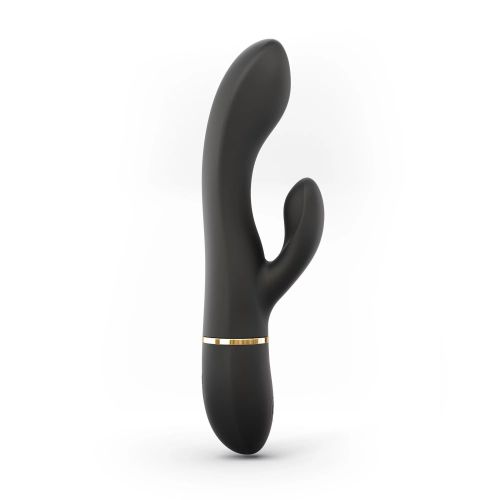 Черный вибратор-кролик Dorcel Glam Rabbit - 21 см. Черный вибратор-кролик Dorcel Glam Rabbit - 21 см.