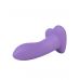 Фиолетовый нереалистичный дилдо Emotional Plus - 13 см.