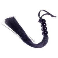 Черная силиконовая плеть - 37 см.