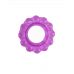 Лиловое эрекционное кольцо с 2 рядами стимулирующих шариков