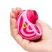 Розовый бесконтактный клиторальный стимулятор Romp Spin