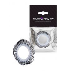 Эластичное эрекционное колечко с черными «ресничками» Эластичное эрекционное колечко с черными «ресничками»