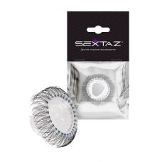 Эластичное эрекционное кольцо с длинными черными «ресничками» Эластичное эрекционное кольцо с длинными черными «ресничками»