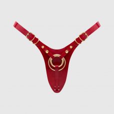 Красный пояс для фиксации насадок Strap-On-Me Leatherette Harness Fabulous Красный пояс для фиксации насадок Strap-On-Me Leatherette Harness Fabulous