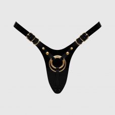 Черный пояс для фиксации насадок Strap-On-Me Leatherette Harness Fabulous Черный пояс для фиксации насадок Strap-On-Me Leatherette Harness Fabulous