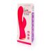 Красный перезаряжаемый вибратор-кролик - 19,1 см. Красный перезаряжаемый вибратор-кролик - 19,1 см.