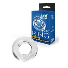Прозрачное эрекционное кольцо-бублик Прозрачное эрекционное кольцо-бублик