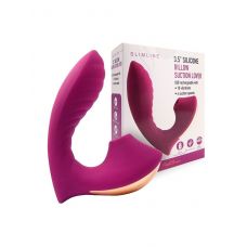 Сливовый вибромассажер с вакуумной стимуляцией клитора Сливовый вибромассажер с вакуумной стимуляцией клитора