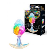 Яркая анальная пробка со спиралевидным рельефом - 9 см. Яркая анальная пробка со спиралевидным рельефом - 9 см.