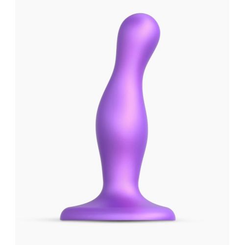 Фиолетовая насадка Strap-On-Me Dildo Plug Curvy size S Фиолетовая насадка Strap-On-Me Dildo Plug Curvy size S