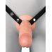 Телесный пустотелый фаллопротез 9’’ Hollow Silicone Strap-On - 24,1 см.