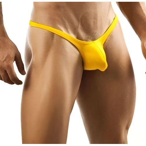 Желтые мужские трусы-стринги