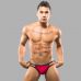 Красные мужские трусы-стринги с 2 боковыми бретелями