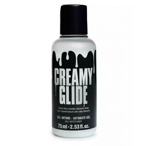 Лубрикант на водной основе Creamy Glide с консистенцией спермы - 75 мл.