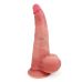 Телесный вибратор-реалистик на присоске - 30 см. Телесный вибратор-реалистик на присоске - 30 см.
