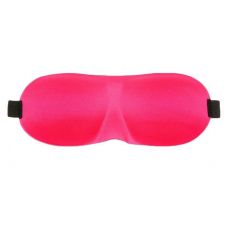 Розовая глухая маска на резинке