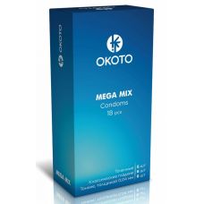Презервативы OKOTO Mega Mix - 18 шт.