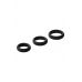 Набор из 3 черных эрекционных колец Smooth Silicone Cockring Pack