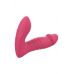 Розовый вибратор с возвратно-поступательными движениями Up And Down Vibe