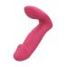 Розовый вибратор с возвратно-поступательными движениями Up And Down Vibe