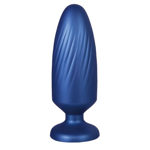 Синяя анальная пробка G Stuck Silicone Anal Plug - 13,5 см.