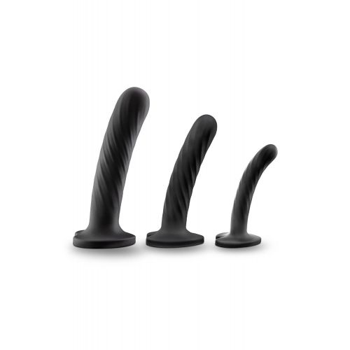 Набор из 3 стимуляторов со спиралевидным рельефом Twist Kit