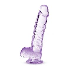 Сиреневый фаллоимитатор 6 Inch Crystalline Dildo - 15,2 см.