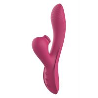 Розовый вибратор-кролик Dual G-Spot Vibe - 22,5 см.