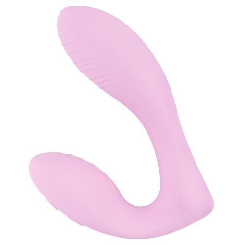 Розовый вибратор Selove DuoFlex